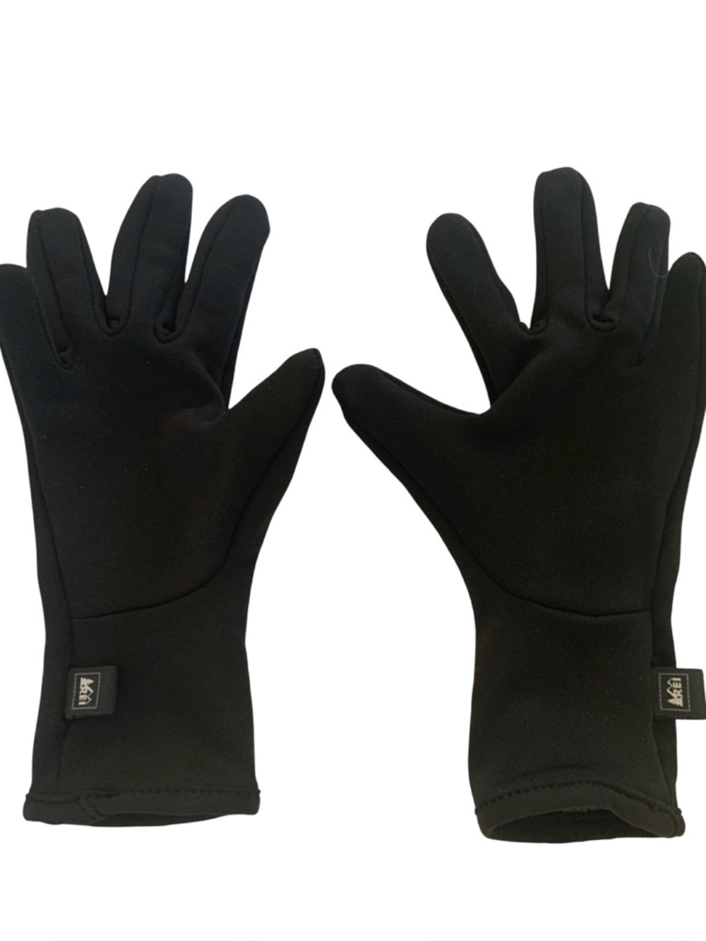 REI Kids Glove Liners Lightweight Stretch Black